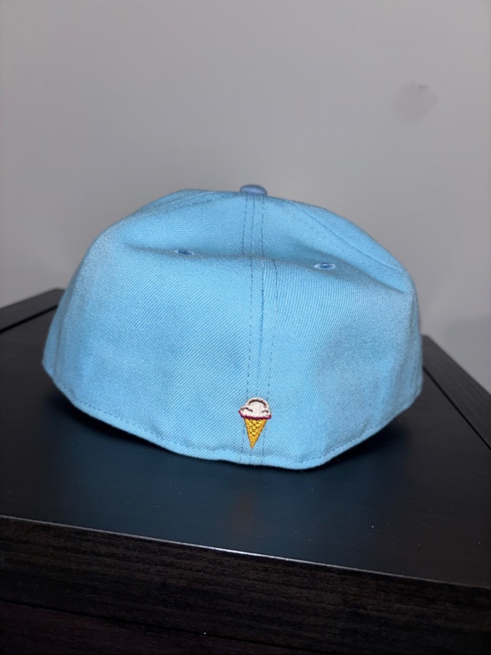 Vermont Expos Logo Snapback Hat - Light Blue - Picture 2 of 3